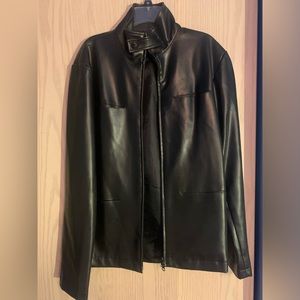 leather jacket (black)
